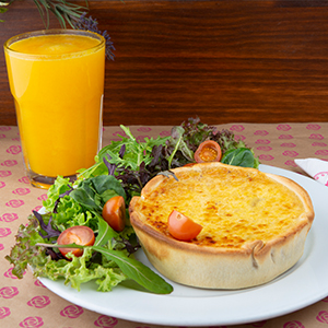 Quiche Emporio La Rosa – tarta salada artesanal con masa fina y relleno casero
