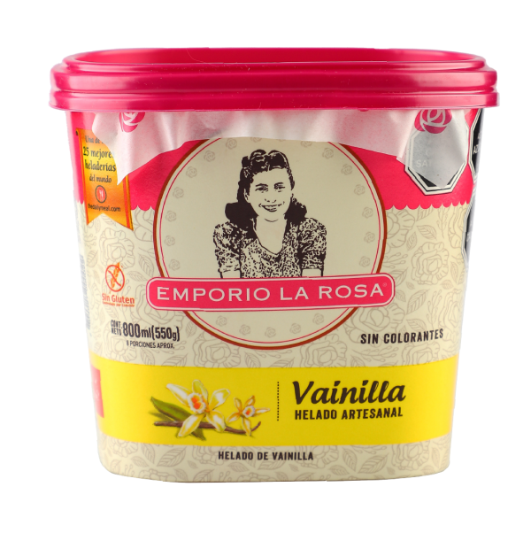 Vainilla Emporio La Rosa – helado artesanal con sabor auténtico