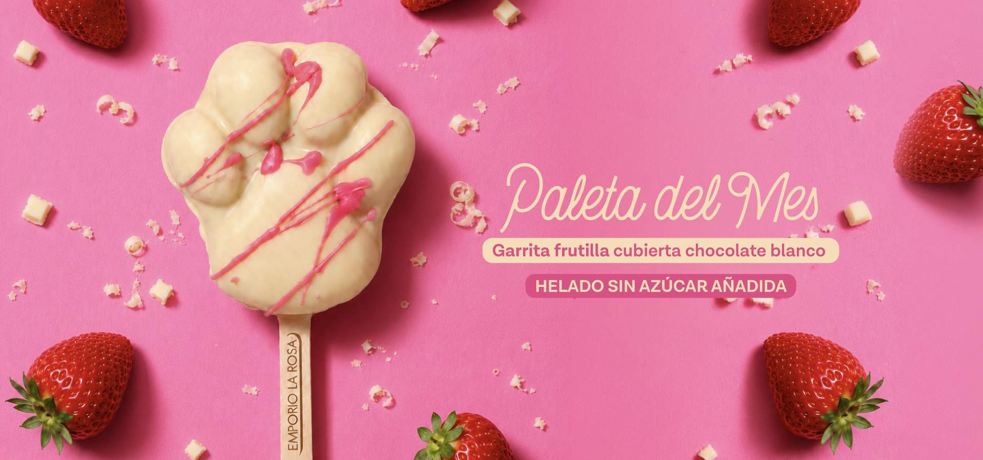 helado paleta sin azúcar añadida